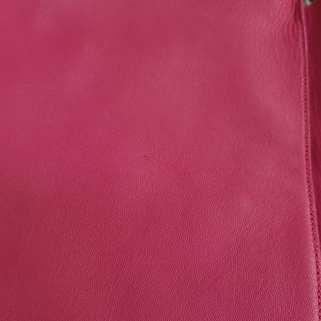 Calfskin Shoulder Bag Red