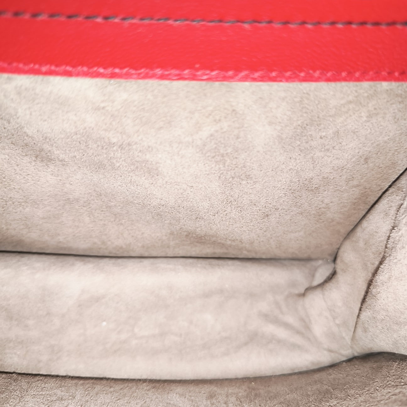 Calfskin Shoulder Bag Red