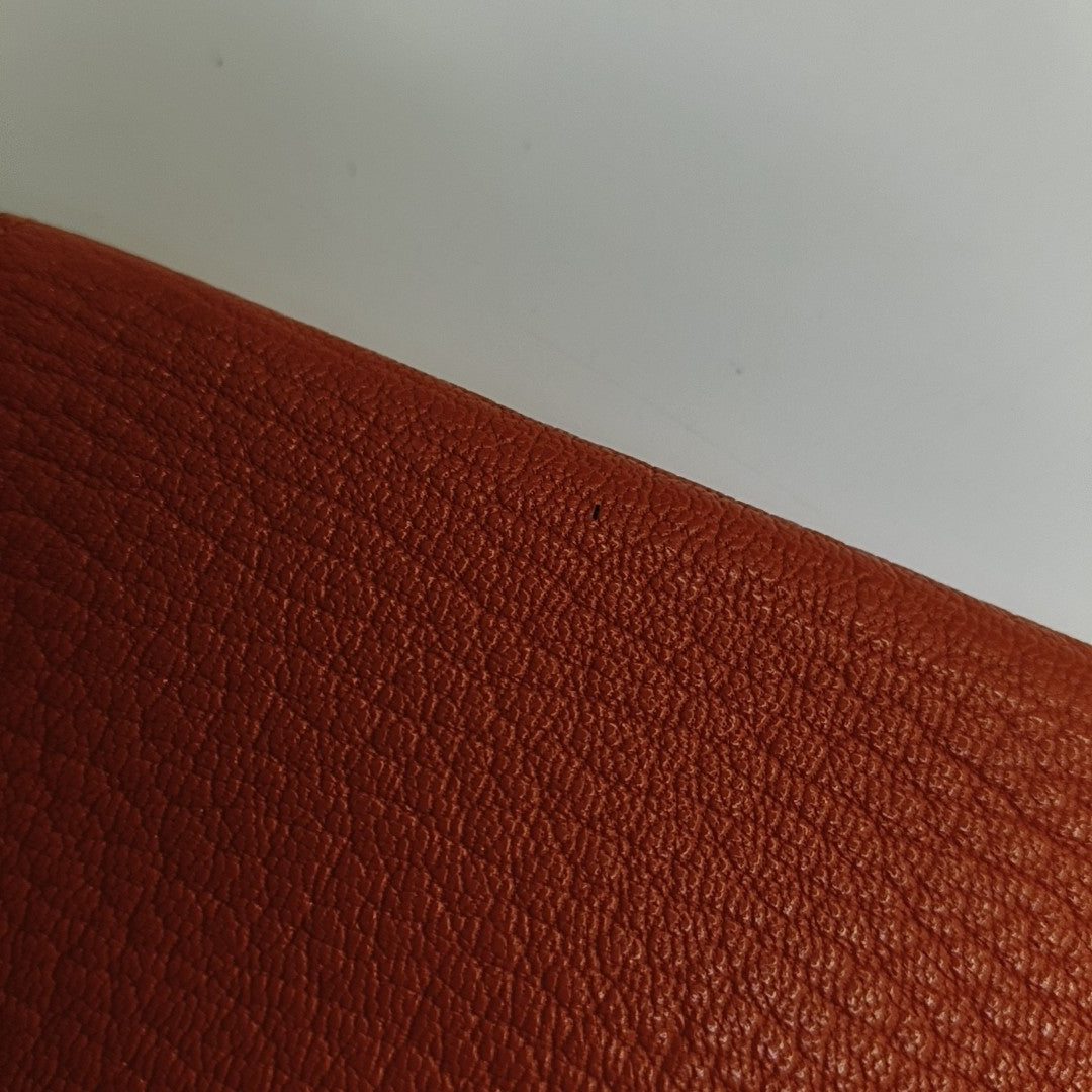 Bearn Medium Chèvre Mysore Orange Wallet