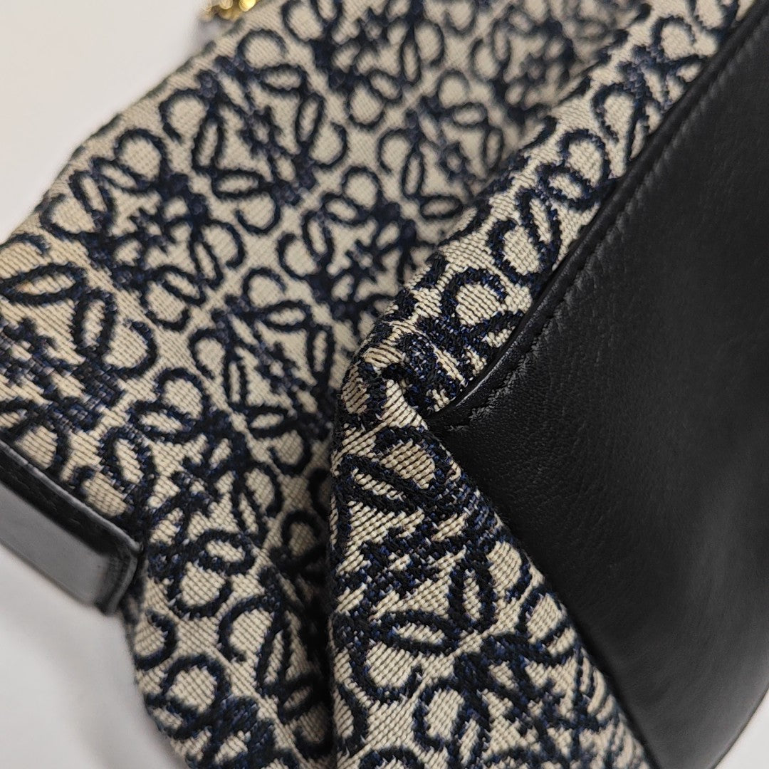 Monogram Canvas Top Handle Bag Blue