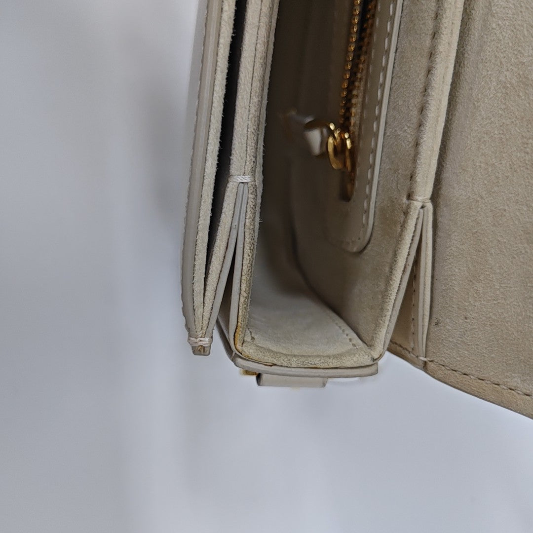 Bobby Medium Calfskin White