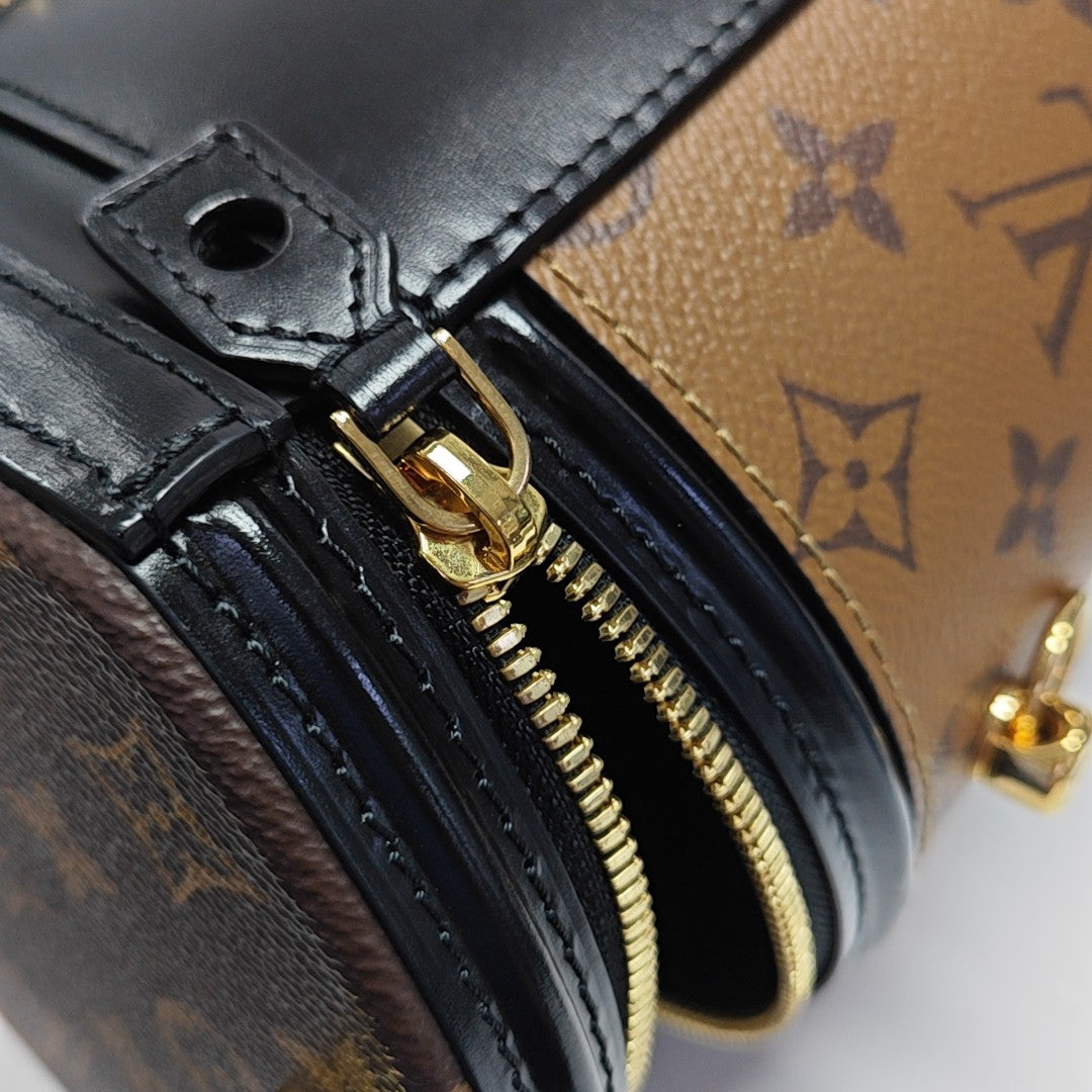 CANNES PM Monogram Coated Canvas Brown
