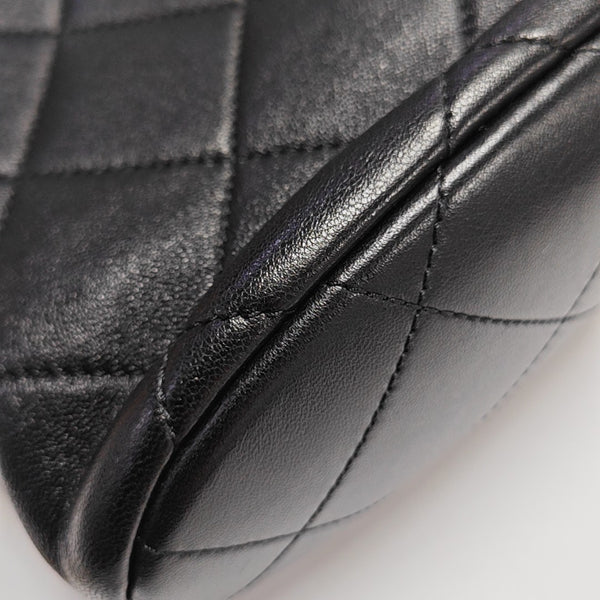 COCO LOVE Quilted Lambskin Black