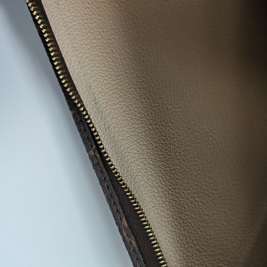 TOILET POCKET 26 Monogram Coated Canvas Brown