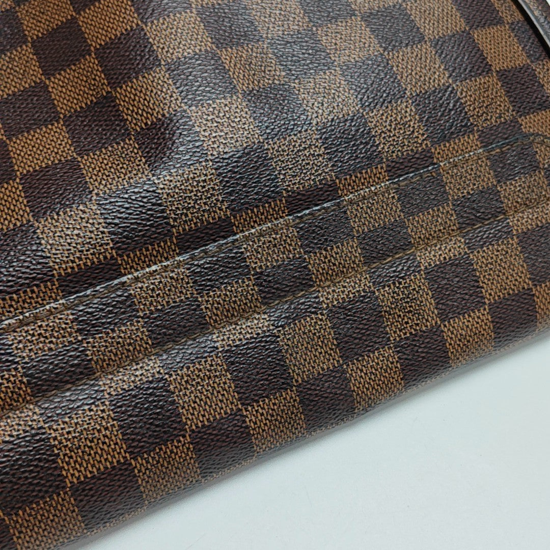 BROOKLYN Damier Ebene Coated Canvas Brown