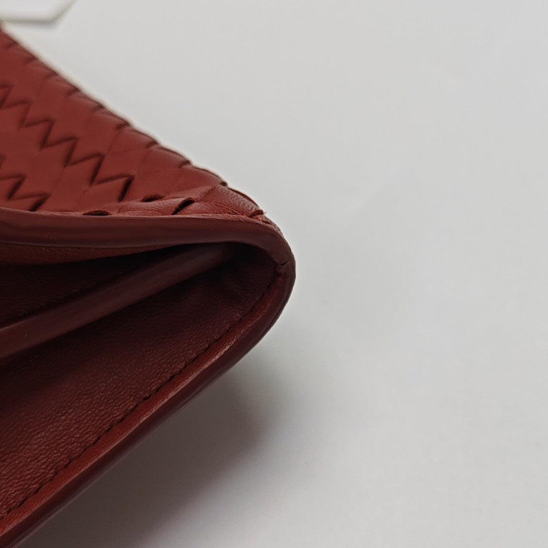 Calfskin Clutch Red