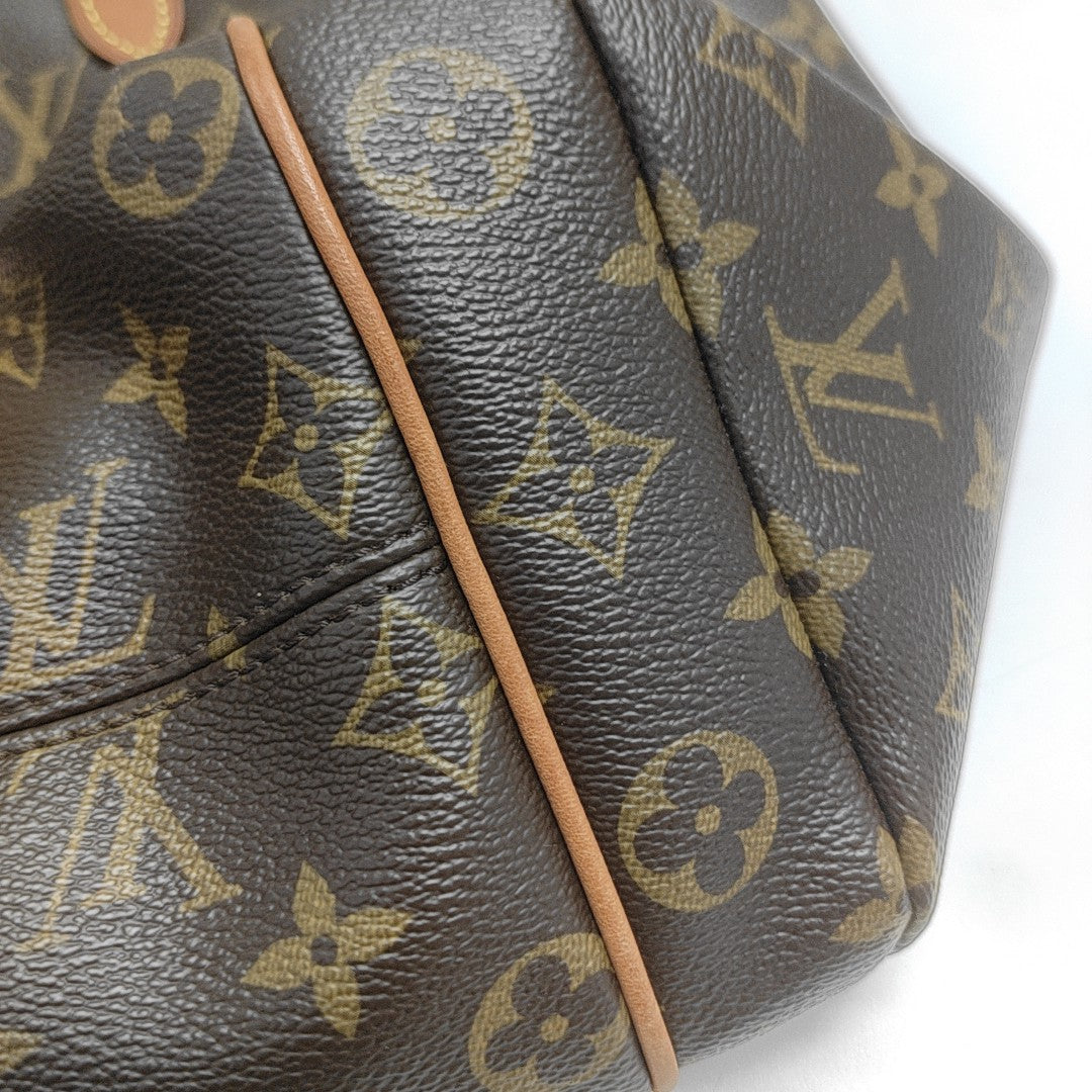 TOTALLY Monogram Coated Canvas Brown