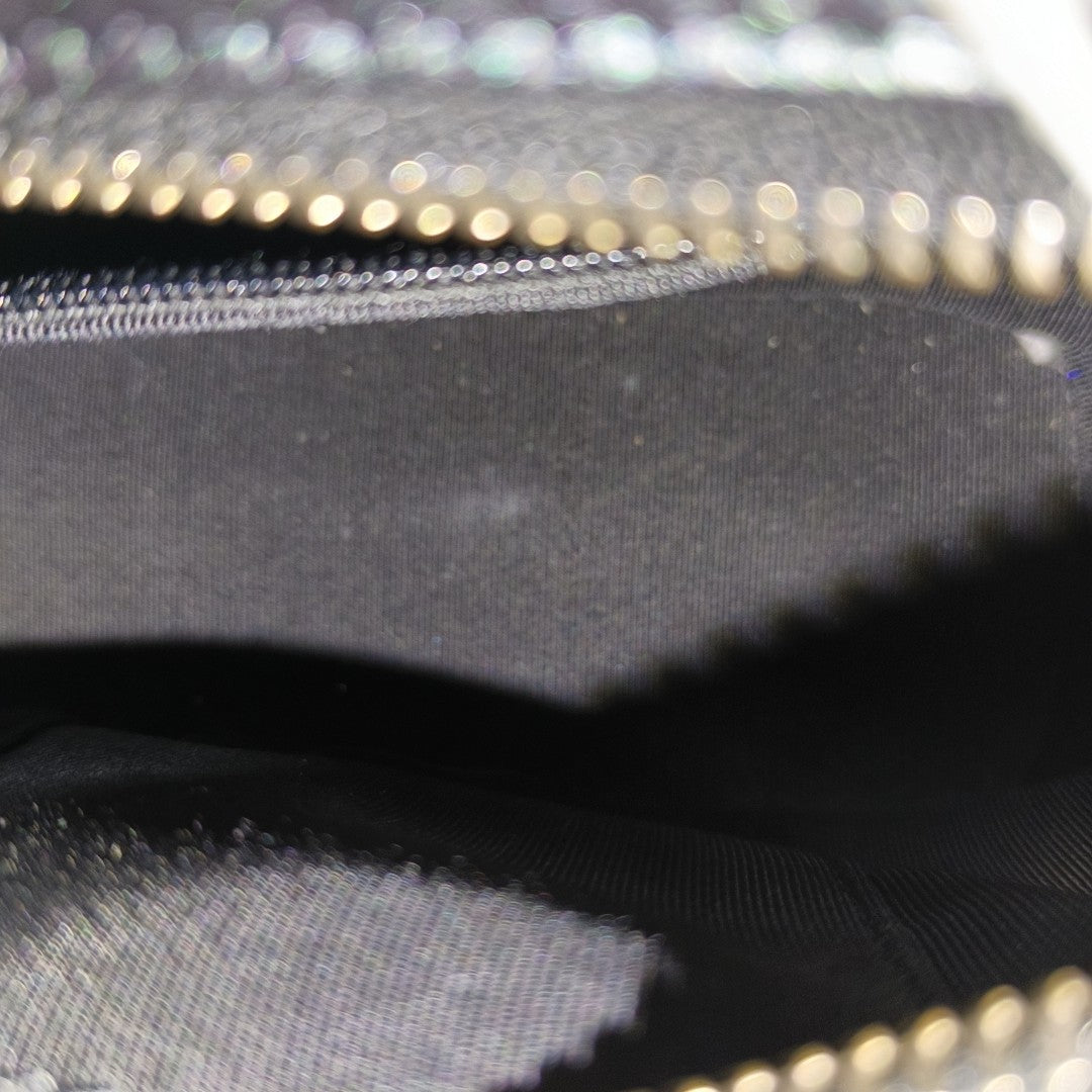 GABRIELLE Small Quilted Calfskin Metallic
