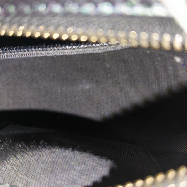 GABRIELLE Small Quilted Calfskin Metallic
