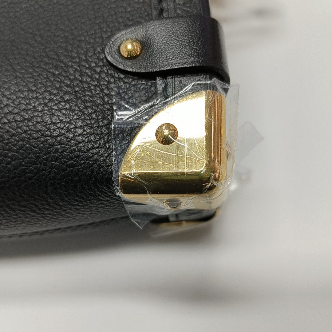 SIDE TRUNK PM Calfskin Black