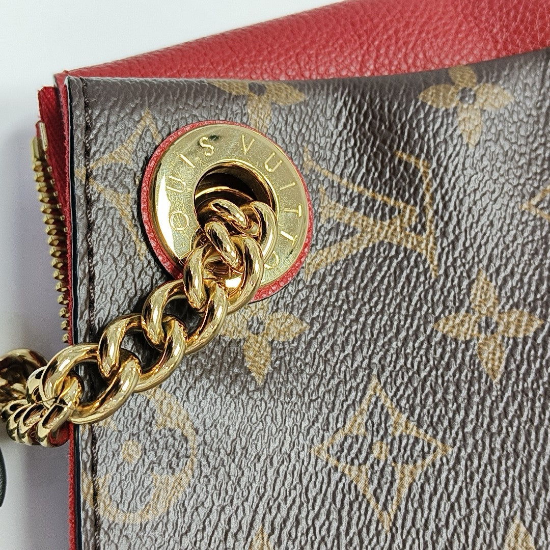 SURENE BB Monogram Coated Canvas Brown