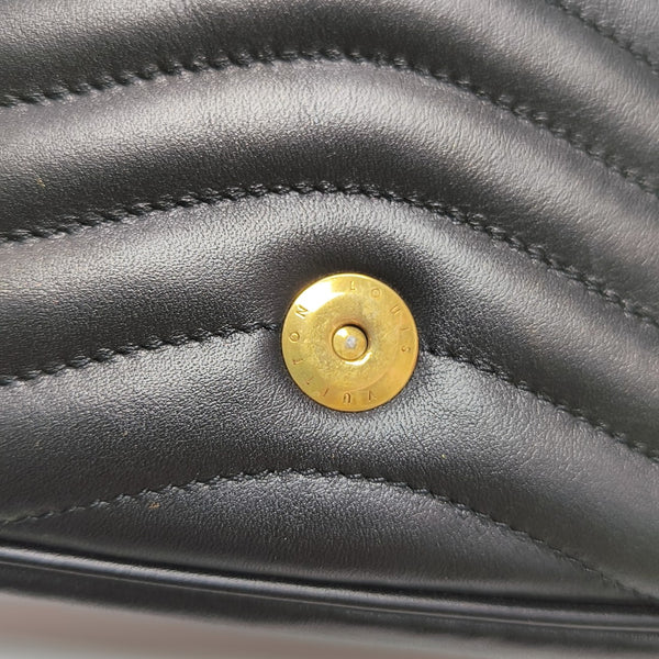 NEW WAVE Quilted Calfskin Black