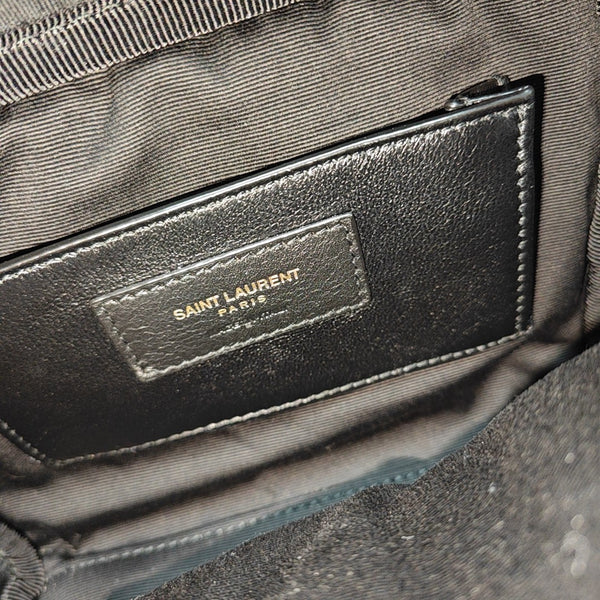 Quilted Lambskin Crossbody Bag Mini Black