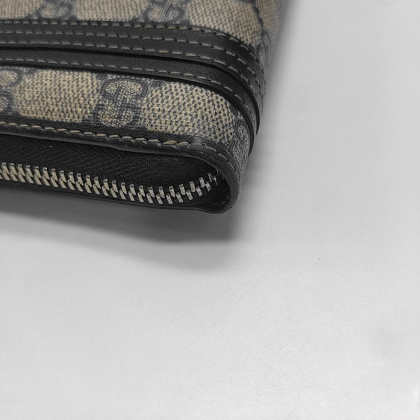 Monogram Coated Canvas Wallet Beige