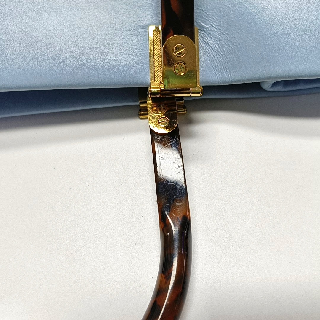 Sunshine Medium Calfskin Blue