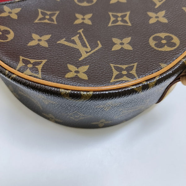 TAMBOURINE Monogram Coated Canvas Brown