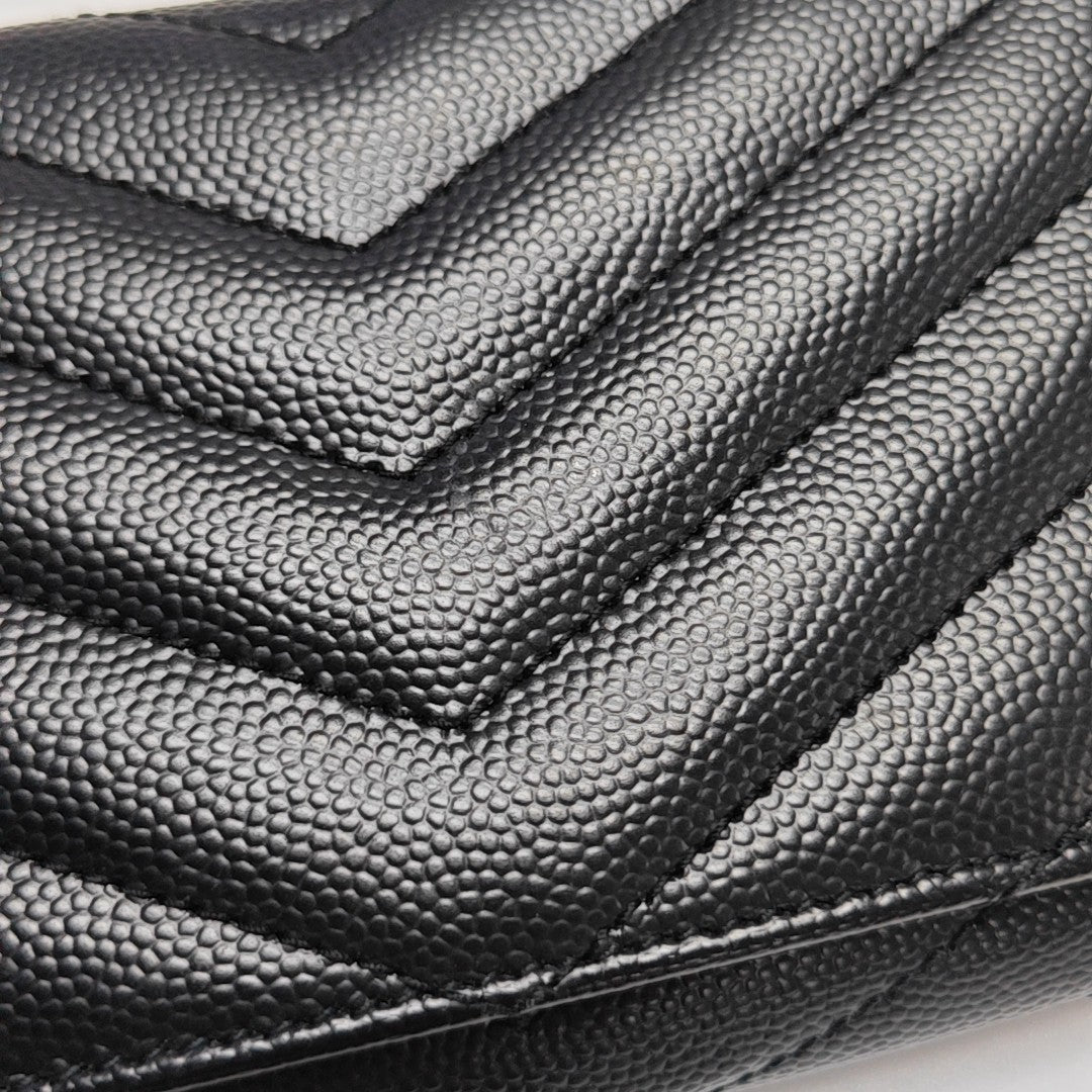 MONOGRAM Quilted Calfskin Black Wallet