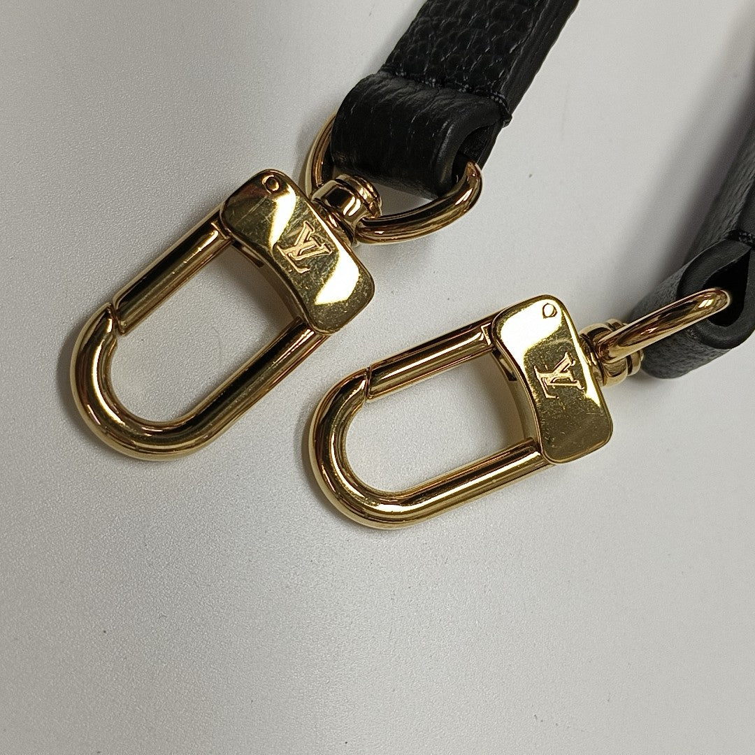 EASY POUCH ON STRAP Monogram Calfskin Black