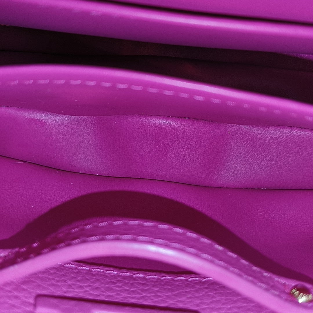 CAPUCINES Mini Calfskin White