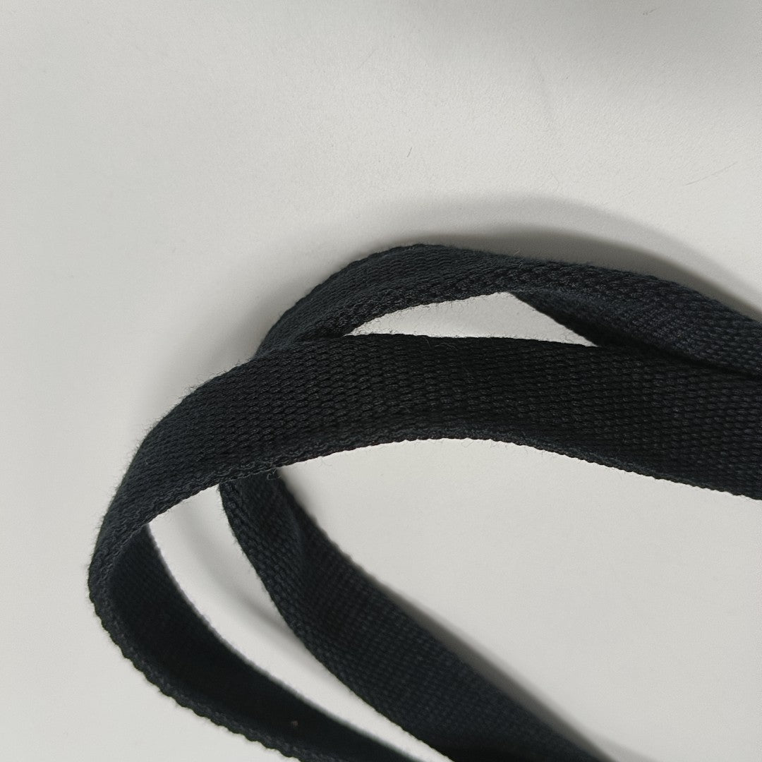Fabric Top Handle Bag Black