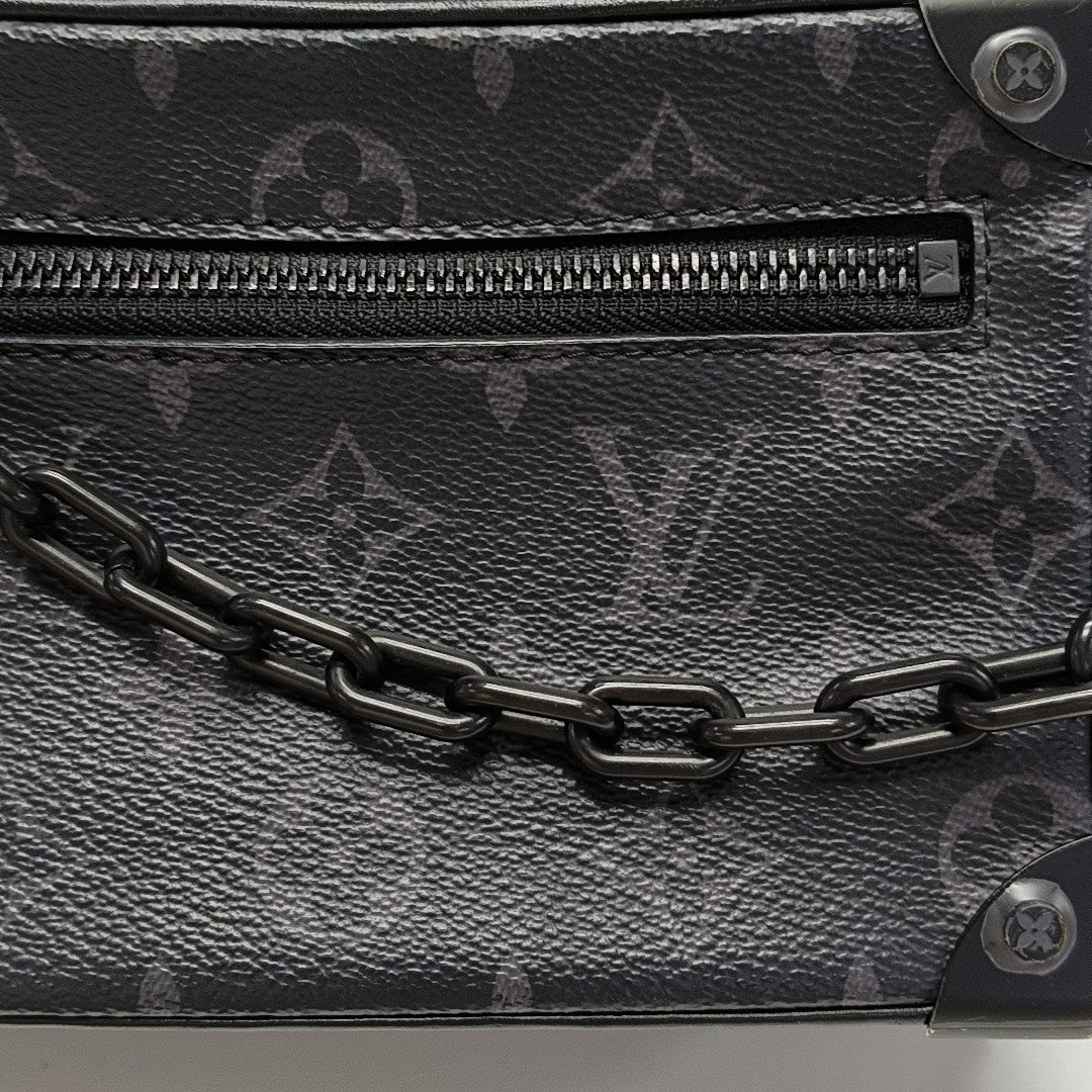 SOFT TRUNK Mini Monogram Coated Canvas Black