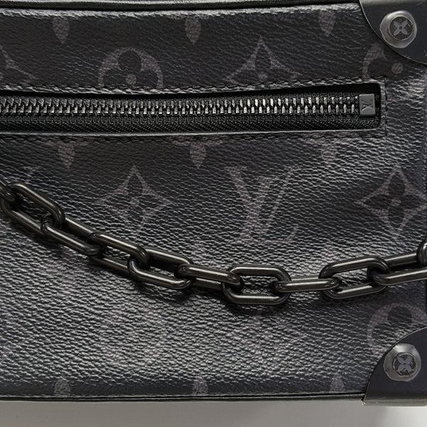 SOFT TRUNK Mini Monogram Coated Canvas Black