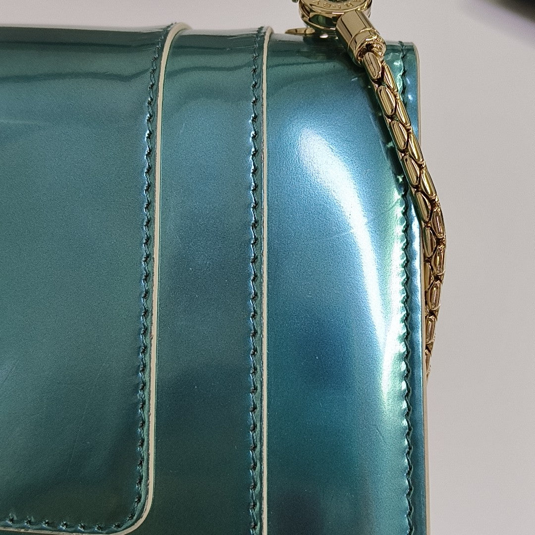 SERPENTI FOREVER Small Calfskin Green