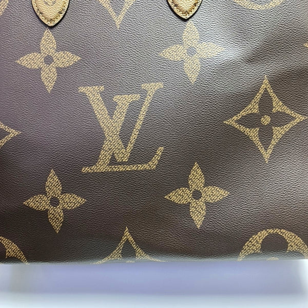 ONTHEGO GM Monogram Coated Canvas Brown