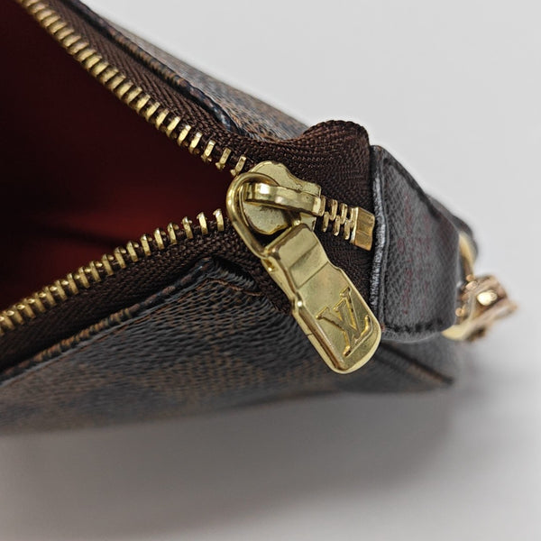 ACCESSOIRES Damier Ebene Coated Canvas Brown