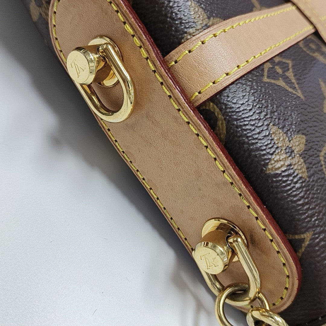 DUFFLE Monogram Coated Canvas Brown