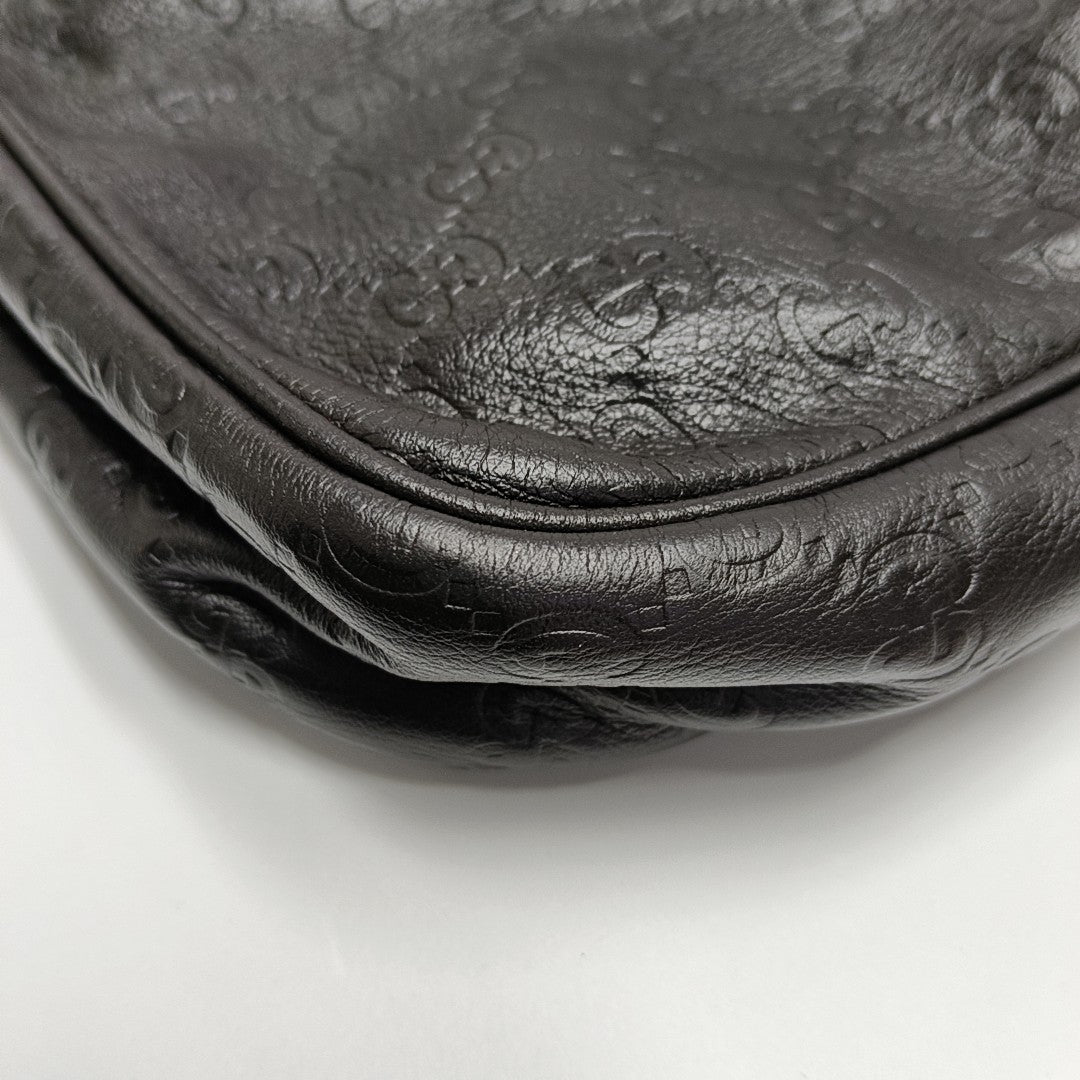 GG Imprime Monogram Calfskin Brown