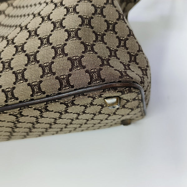Canvas Top Handle Bag Brown