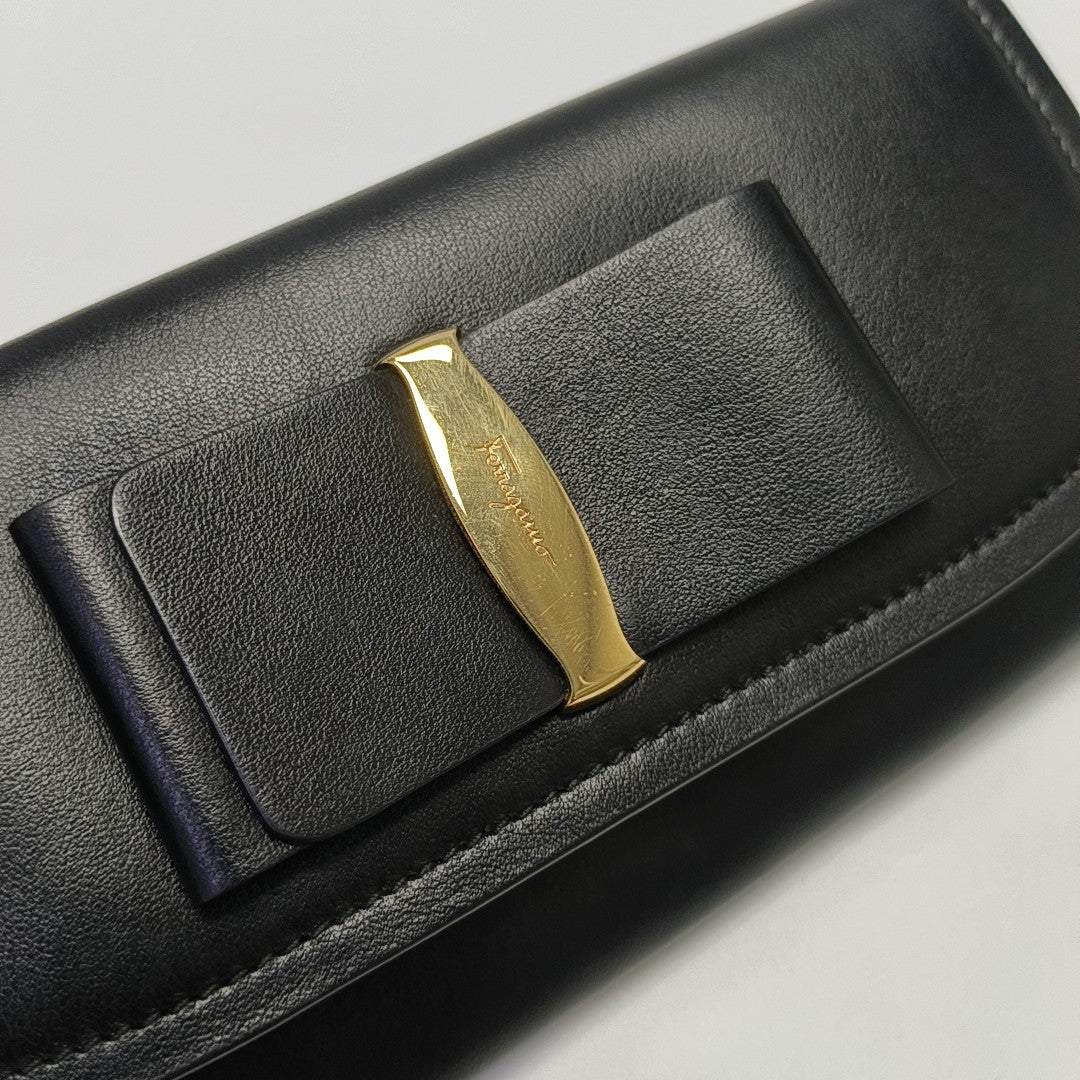 Calfskin Wallet Black
