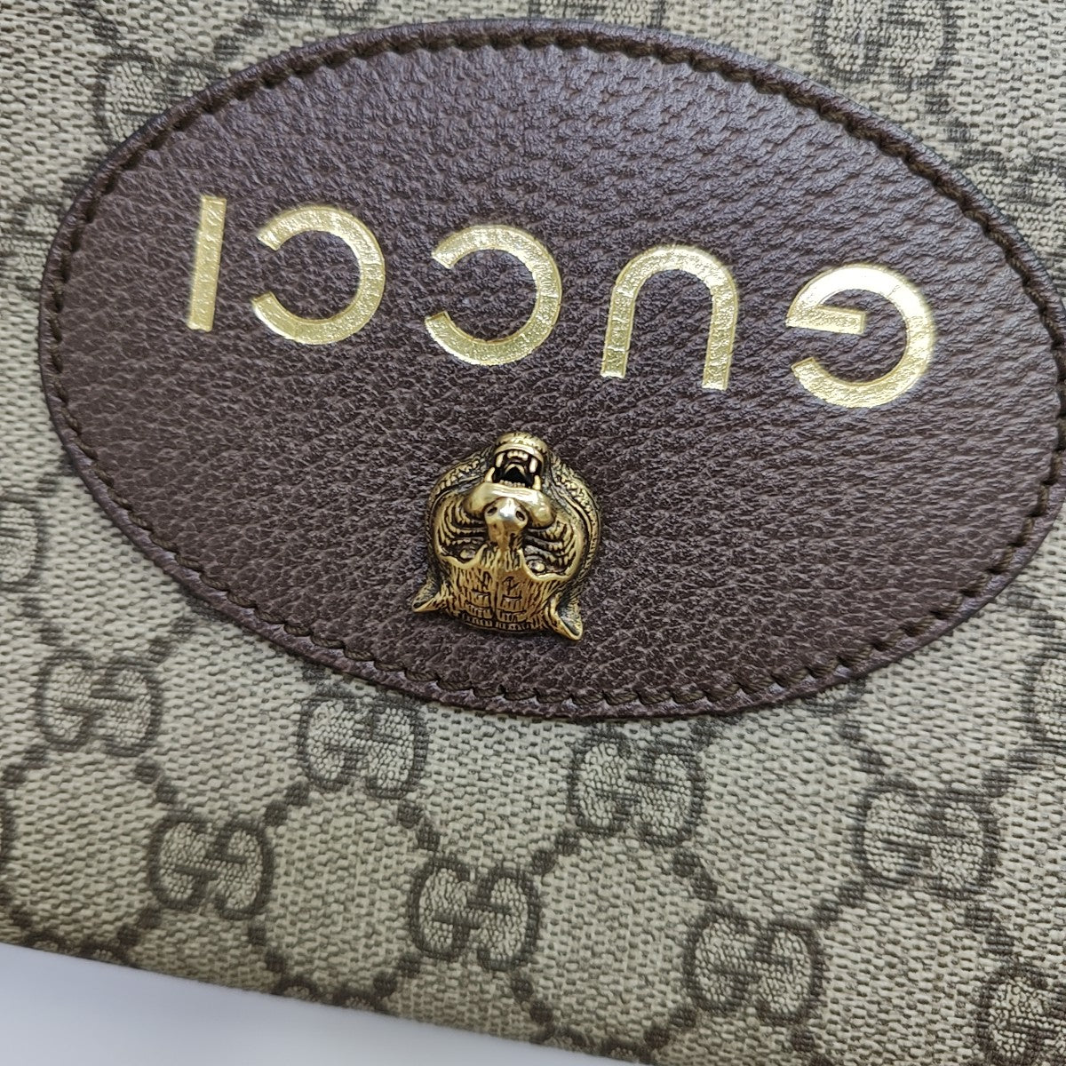 Neo Vintage Large Monogram Coated Canvas Brown