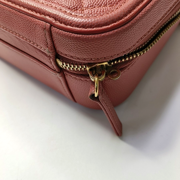FILIGREE Quilted Grained Calfskin Red