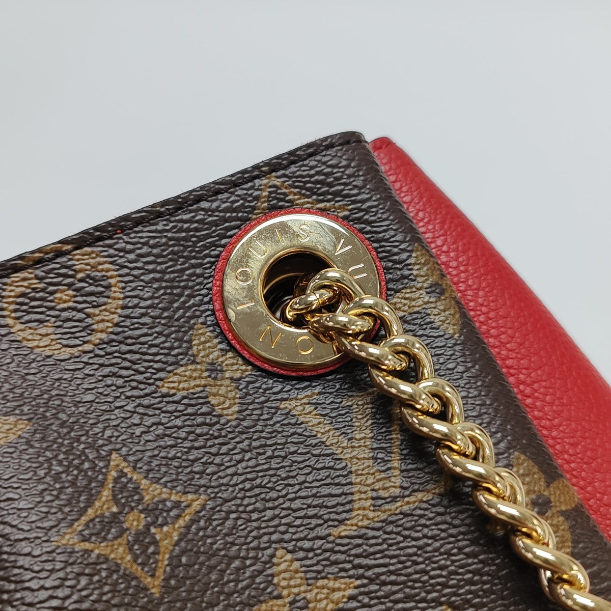 SURENE BB Monogram Coated Canvas Brown