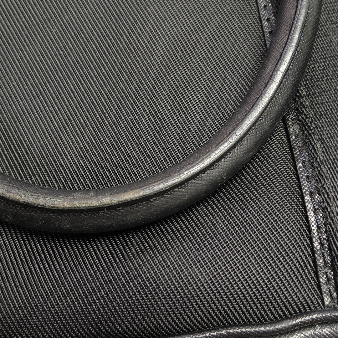 Fabric Shoulder Bag Black