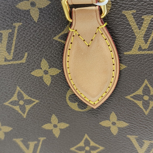 SAC PLAT BB Monogram Coated Canvas Brown