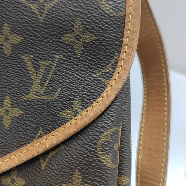 SAUMUR Monogram Coated Canvas Brown