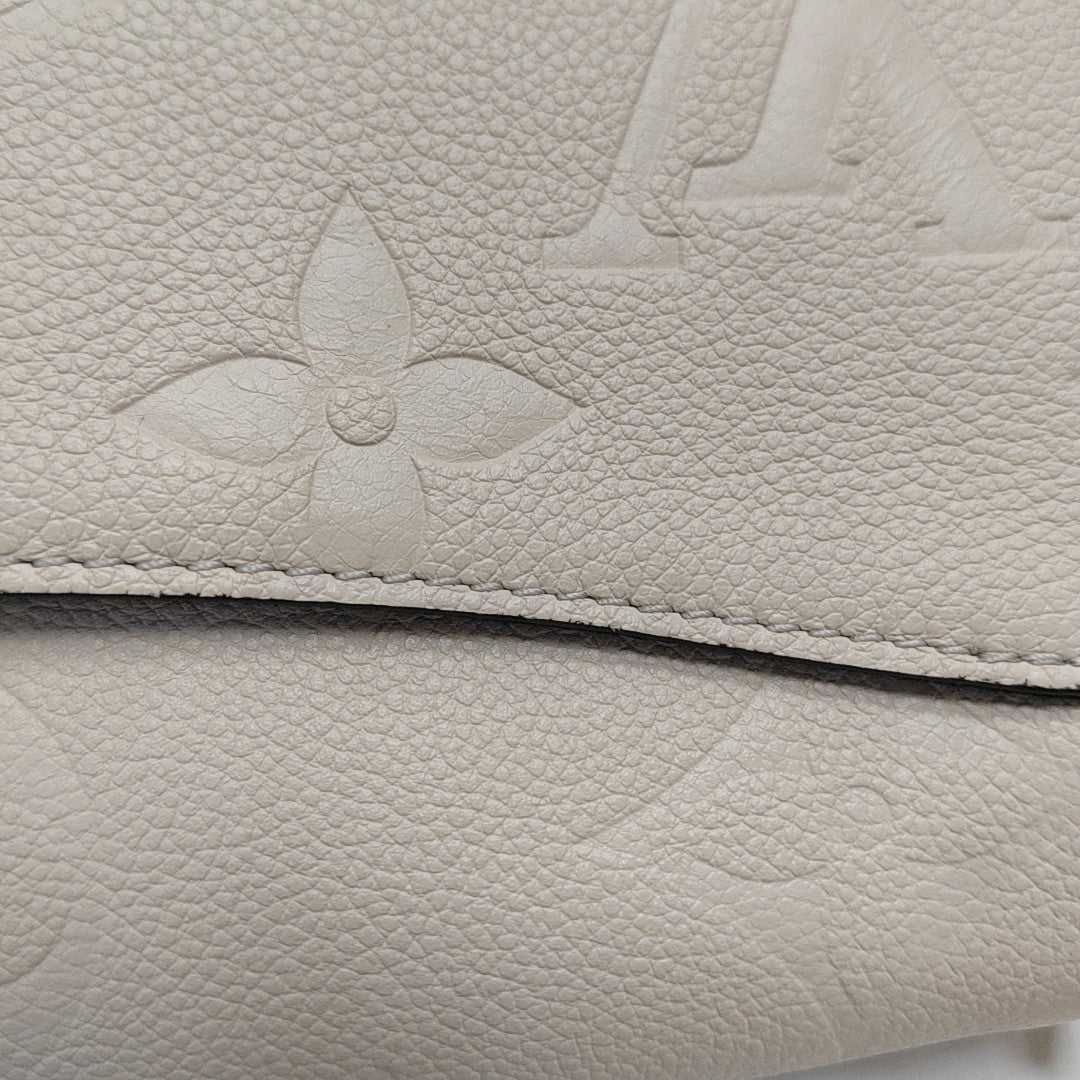 DIANE Monogram Calfskin Beige