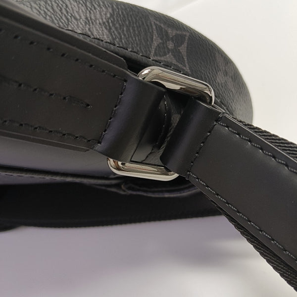 VOYAGER PM Monogram Coated Canvas Black