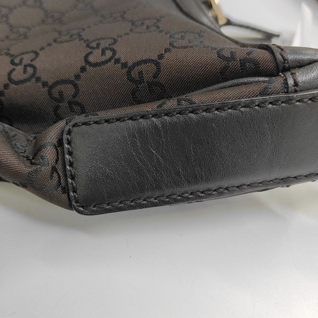 Monogram Canvas Tote Bag Brown