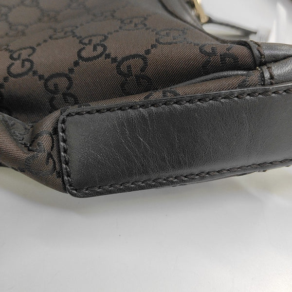 Monogram Canvas Tote Bag Brown