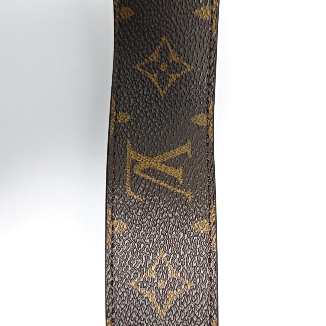 Coated Canvas Belt Brown