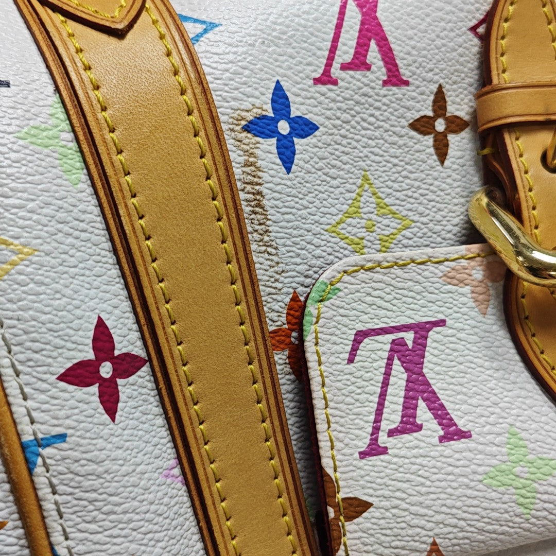 LV × TM PRISCILLA Monogram Coated Canvas White