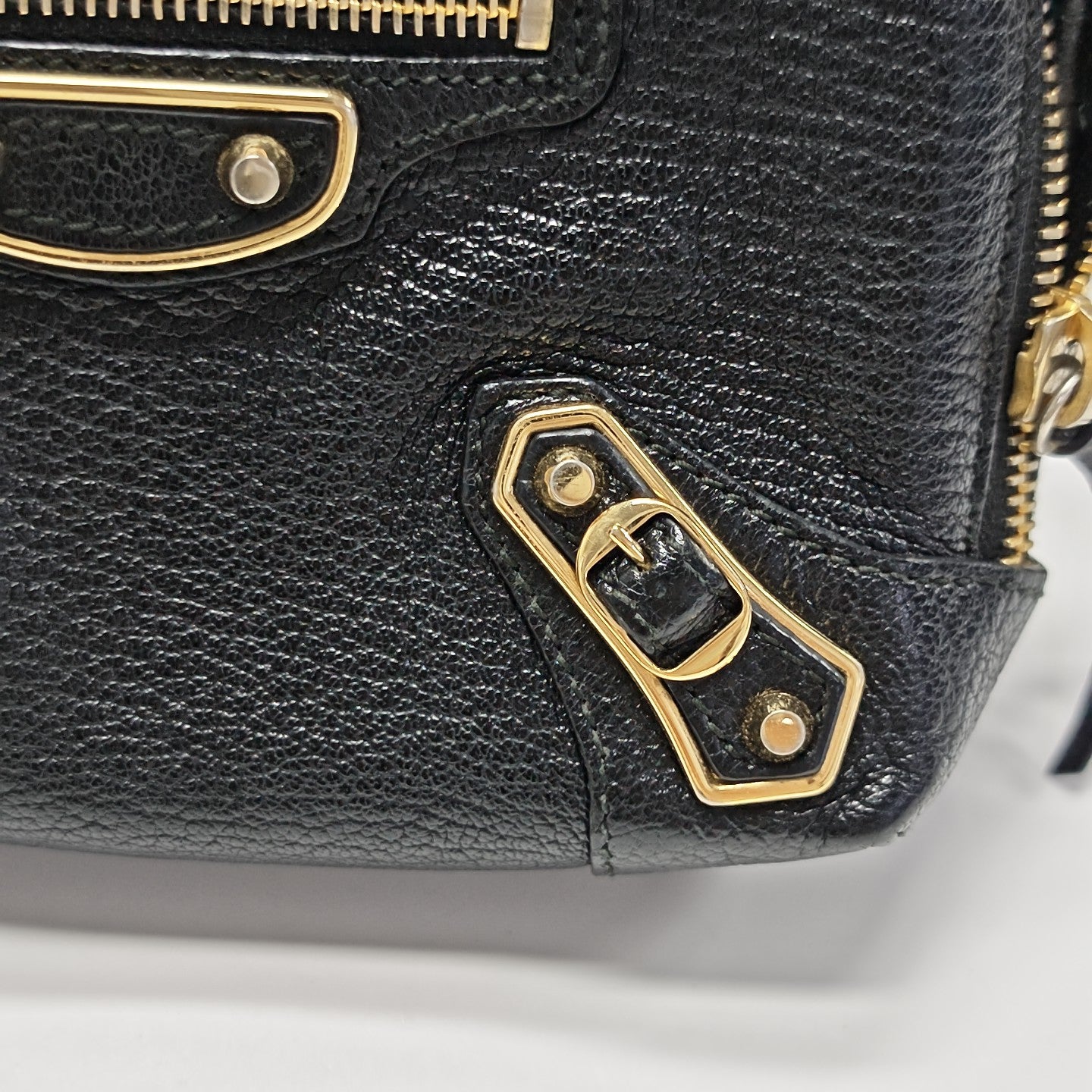 Calfskin Shoulder Bag Black