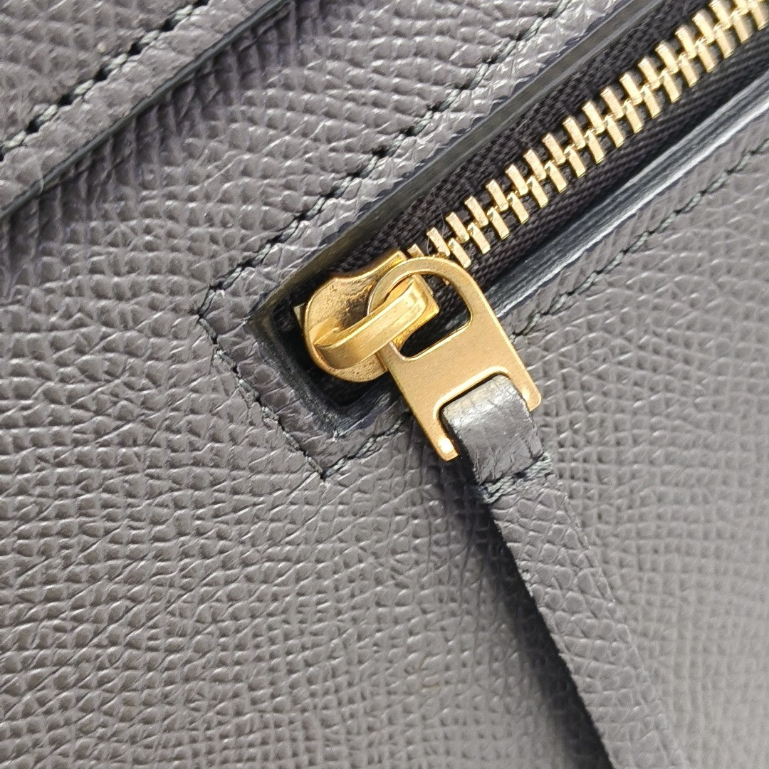 BELT Mini Calfskin Gray