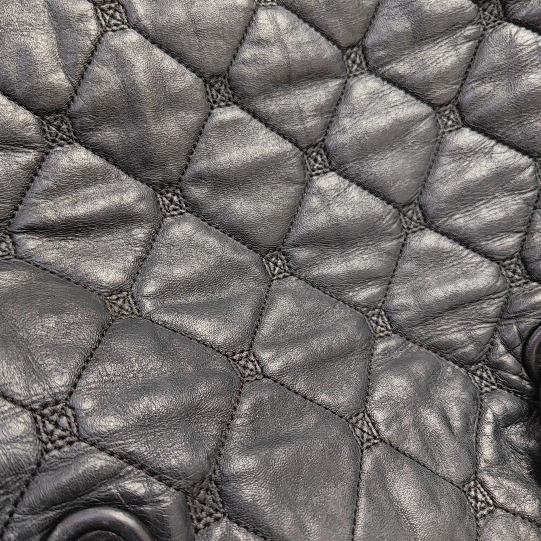Quilted Lambskin Black