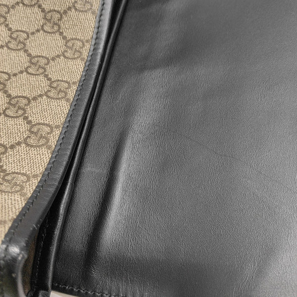 Monogram Coated Canvas Shoulder Bag Brown