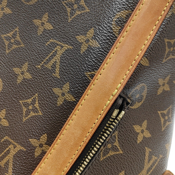 MARAIS MM Monogram Coated Canvas Brown